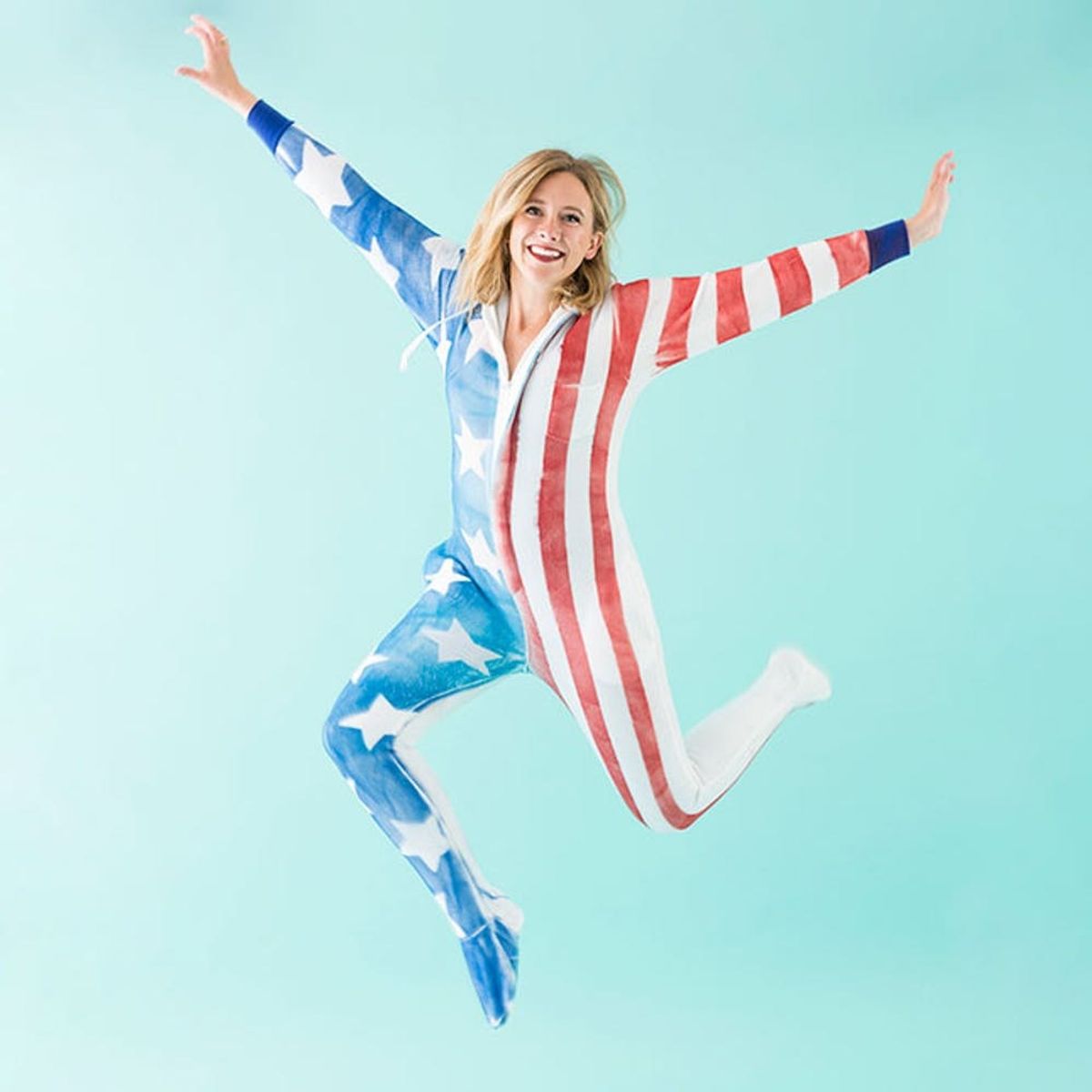 DIY Flag Onesies Just Like T-Swift and Her Girl Gang