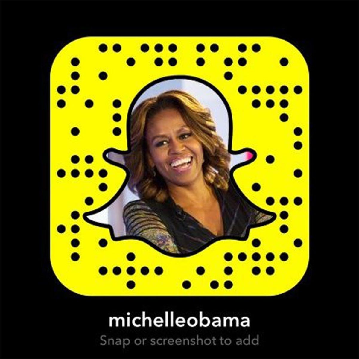 Snaps to Our First Lady: Michelle Obama Is Now on Snapchat