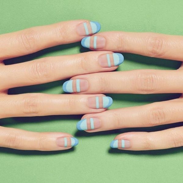 10 Two-Tone Manis That'll Take Your French Manicure to the NEXT Level -  Brit + Co