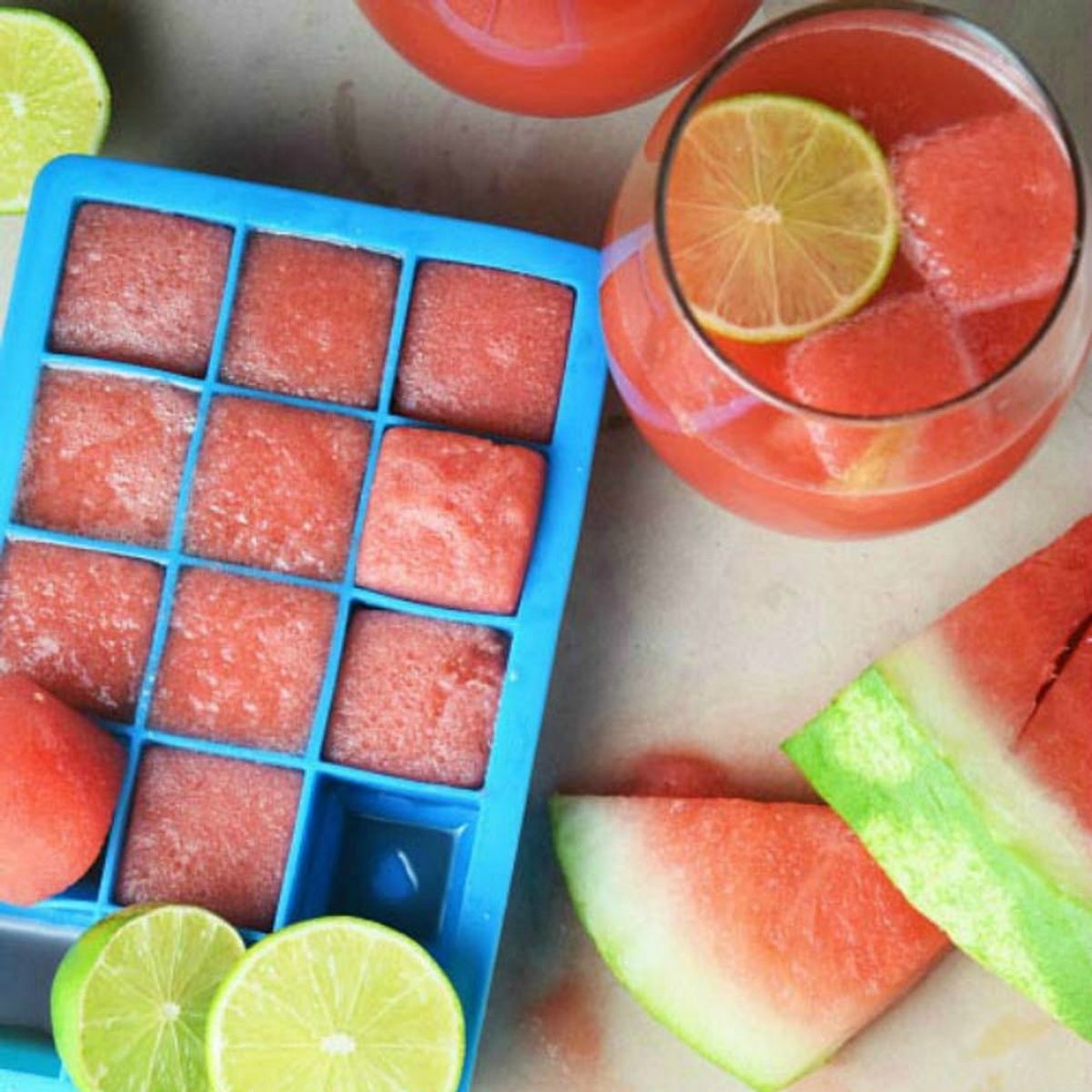 Watermelon Ice Cubes Are the Chillest Food Trend You’ll See This Summer