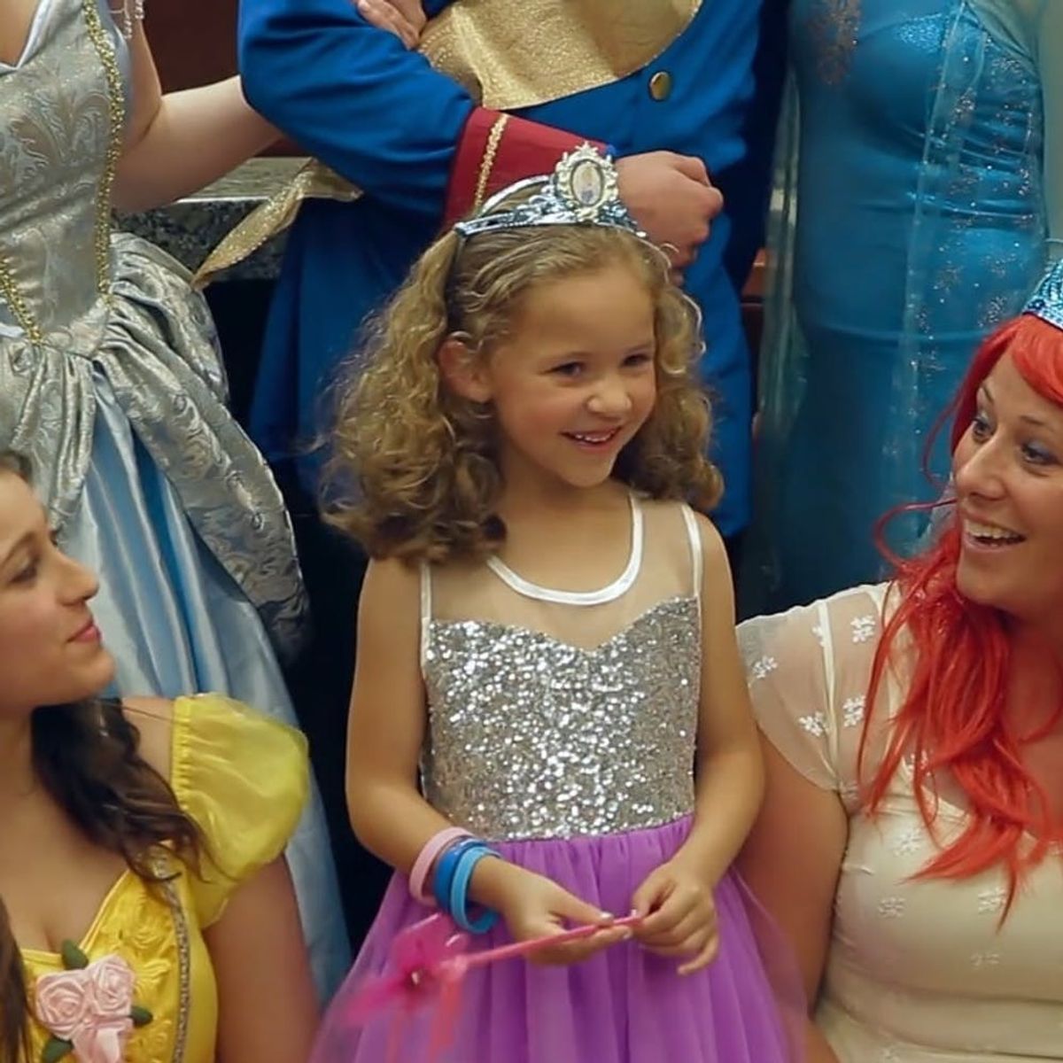 Disney Princesses Surprised This Little Girl to Make Her Adoption Final