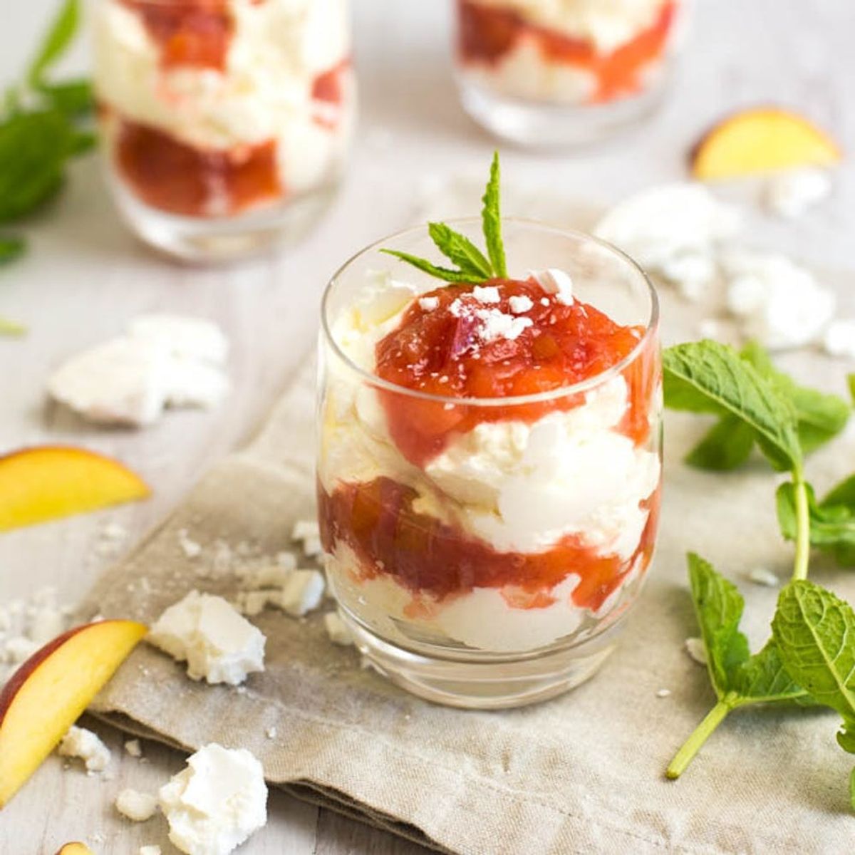 If You’re an Untidy Cook, Try This Peaches and Cream Eton Mess!