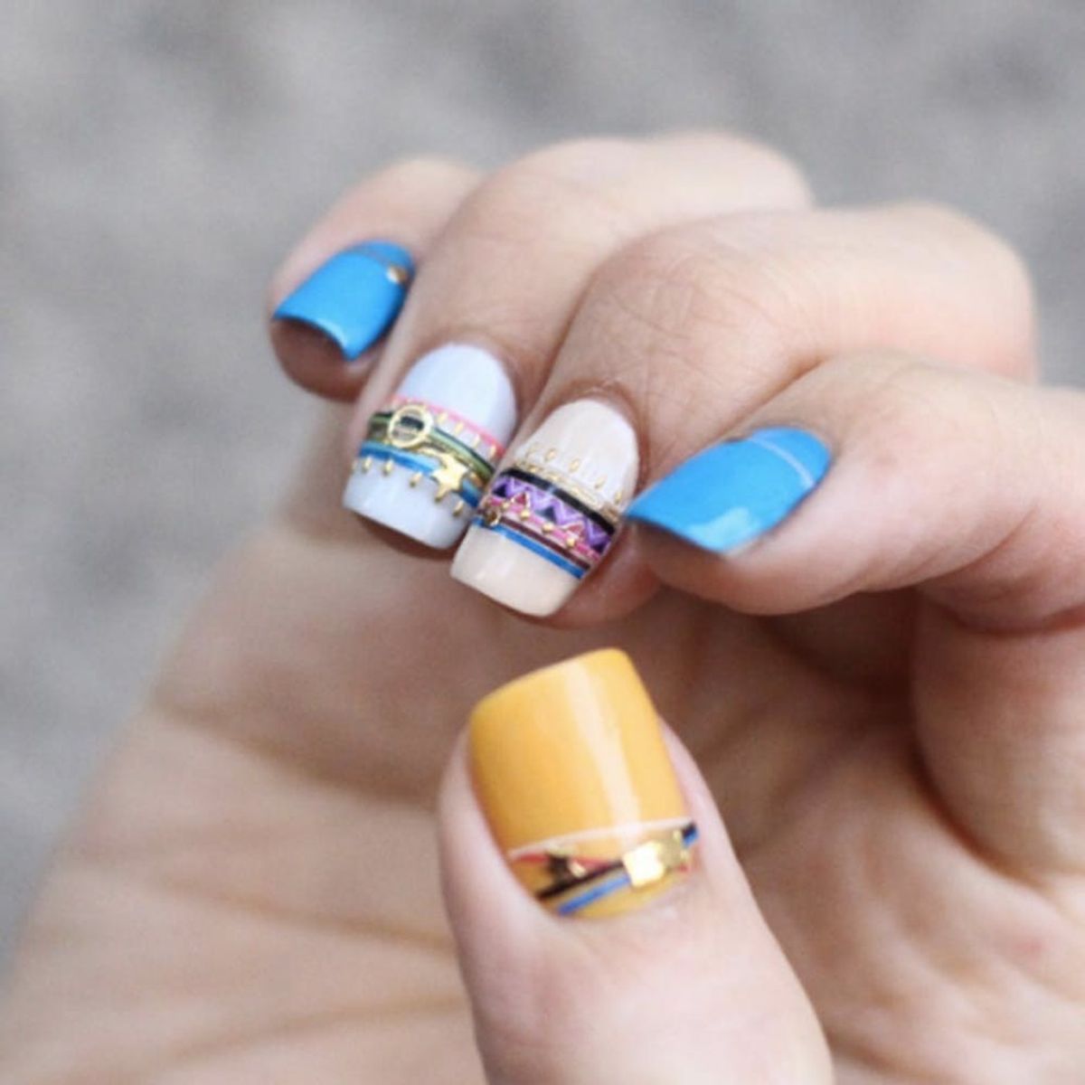 Bracelet Nails Are *the* Bling Your Summer Mani Needs