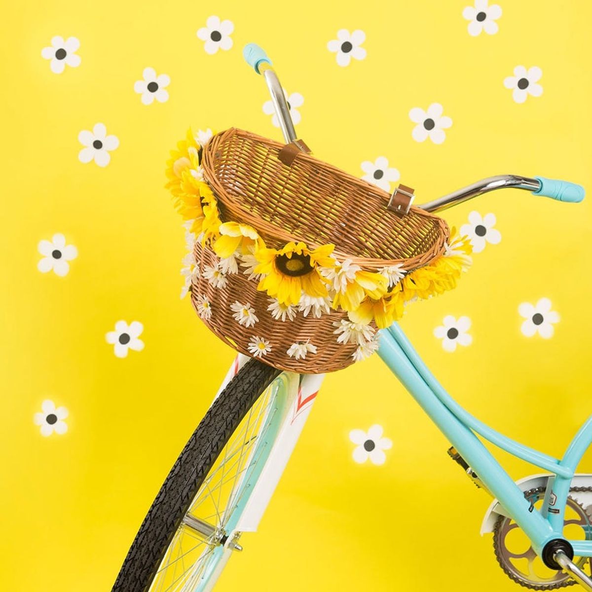 Ride in Style With This 30-Minute Flower Bike Basket DIY Project