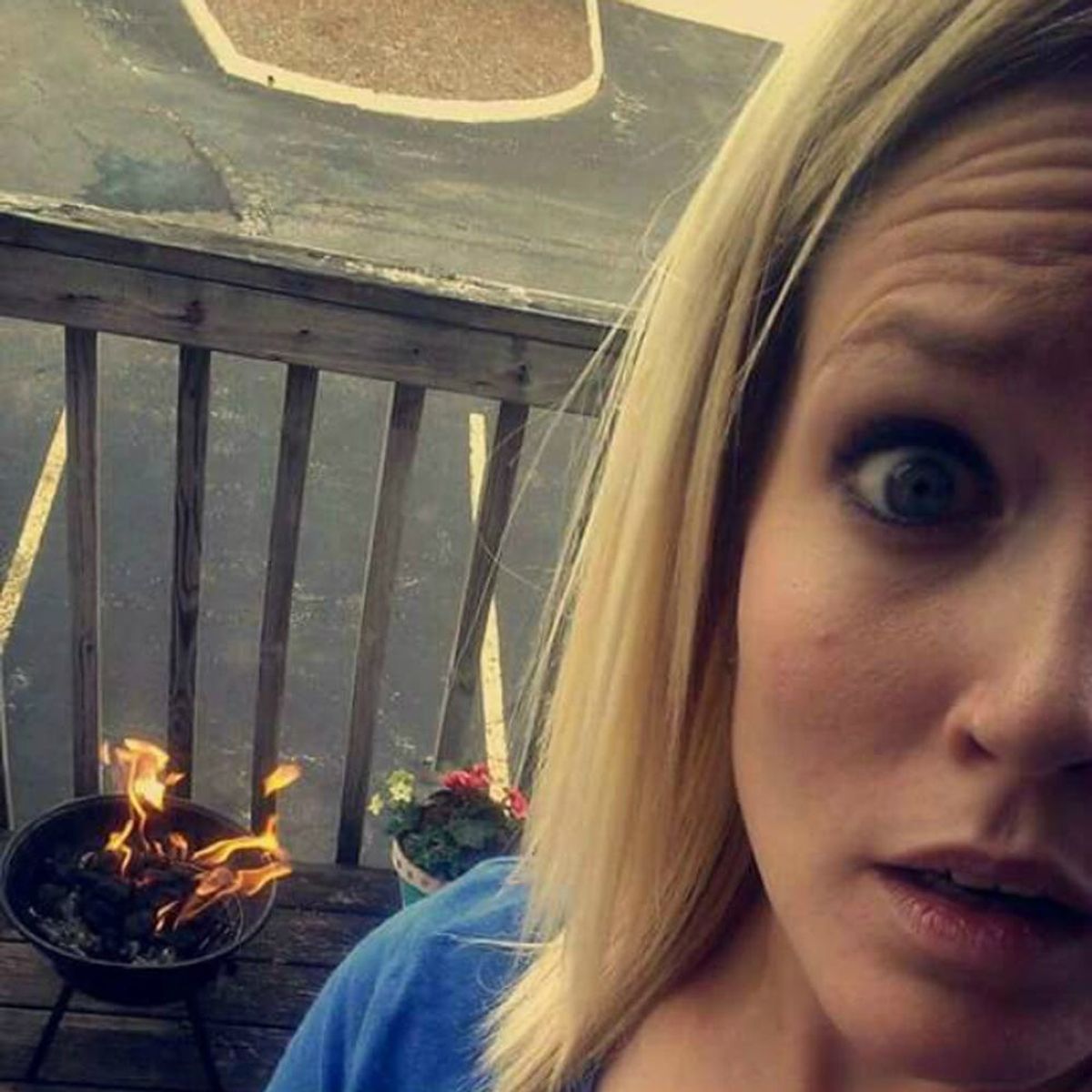 This Woman’s DIY Grilling Fail Is All of Us