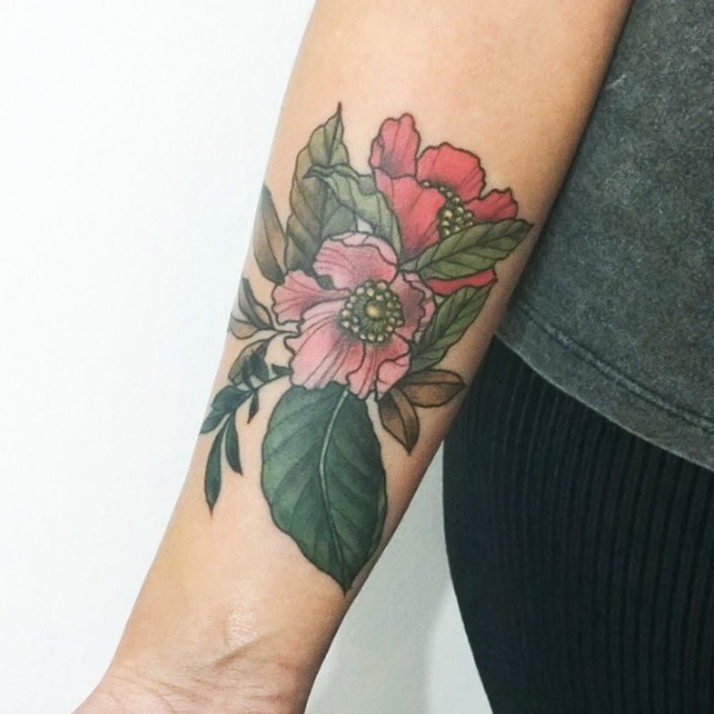 11 Flower Tattoos to Rock on Your Arm - Brit + Co