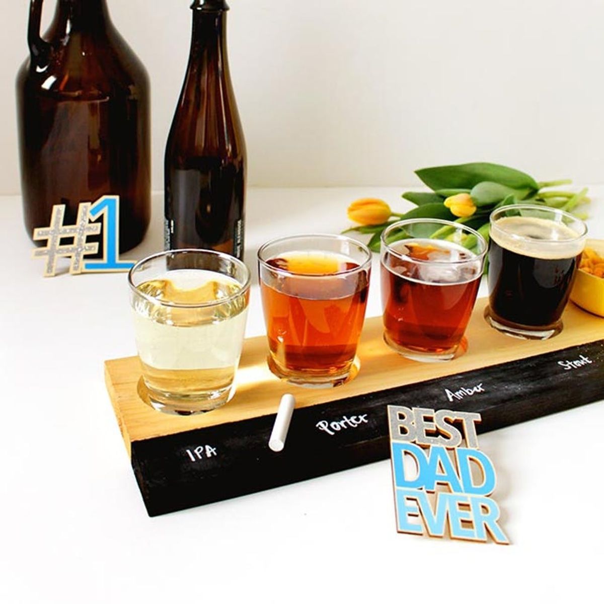Make Dad a Beer-Tasting Flight Tray for Father’s Day