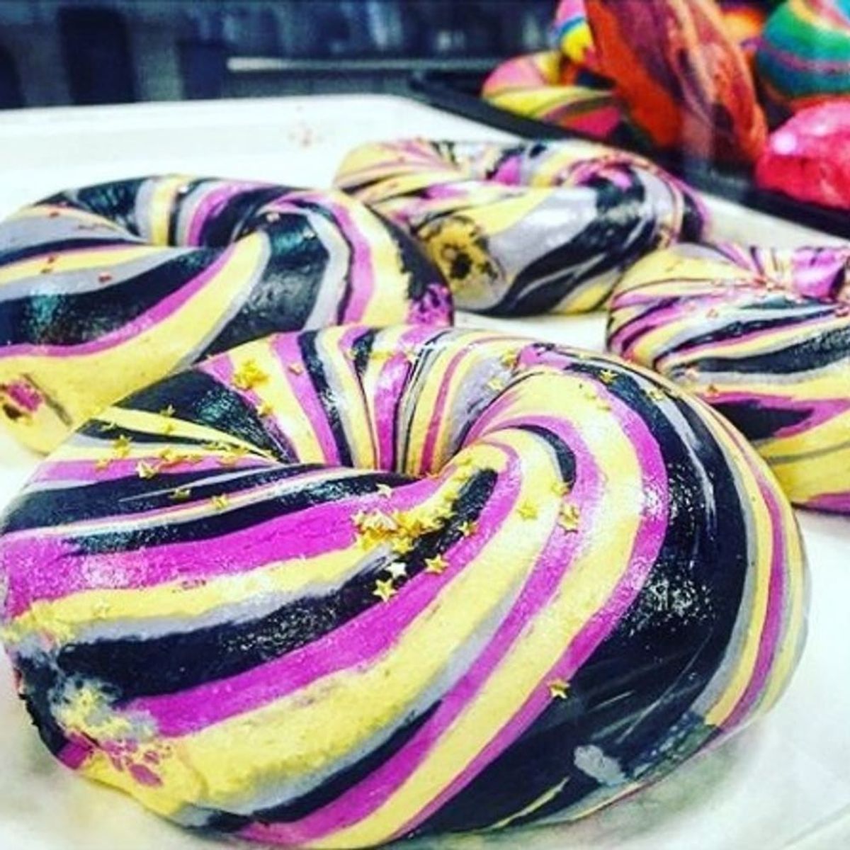 This Bagel Art Takes the Rainbow Trend to an Entirely New Level