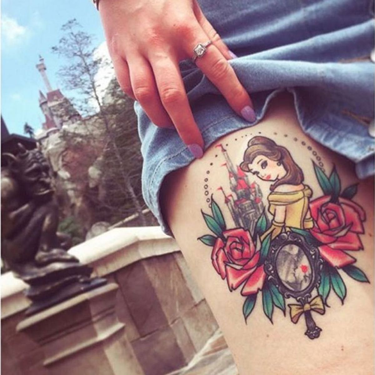 11 Disney Tattoos Inspired by Beauty and the Beast