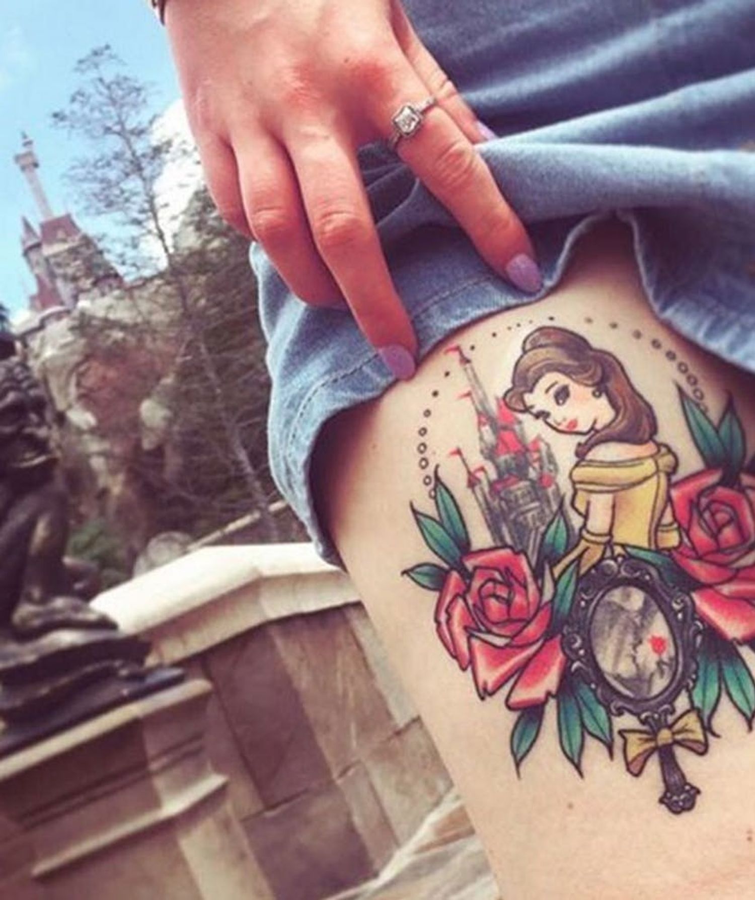 11 Disney Tattoos Inspired By Beauty And The Beast Brit Co 11 Disney Tattoos Inspired By Beauty And The Beast Brit Co