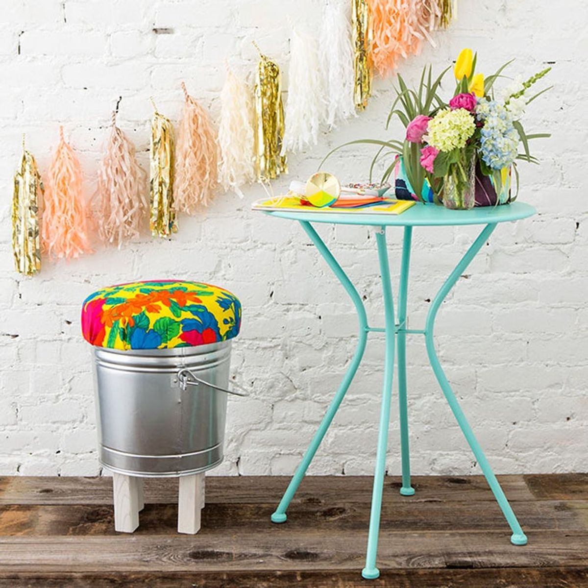 Glam Up Your She Shed With This Stool Hack