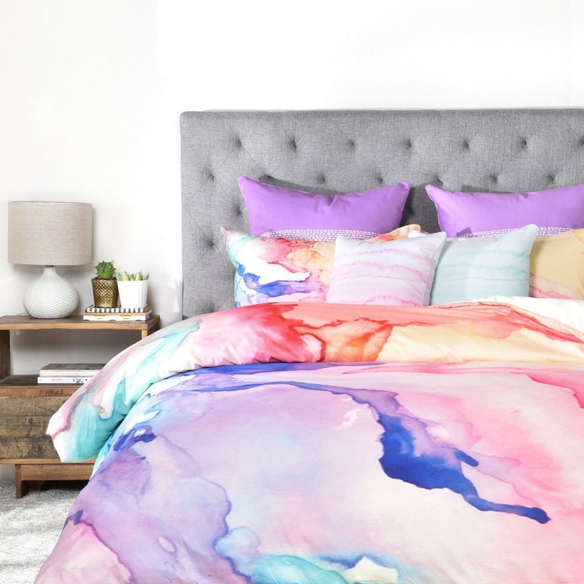15 Patterned Duvet Covers That Make a *Big* Statement