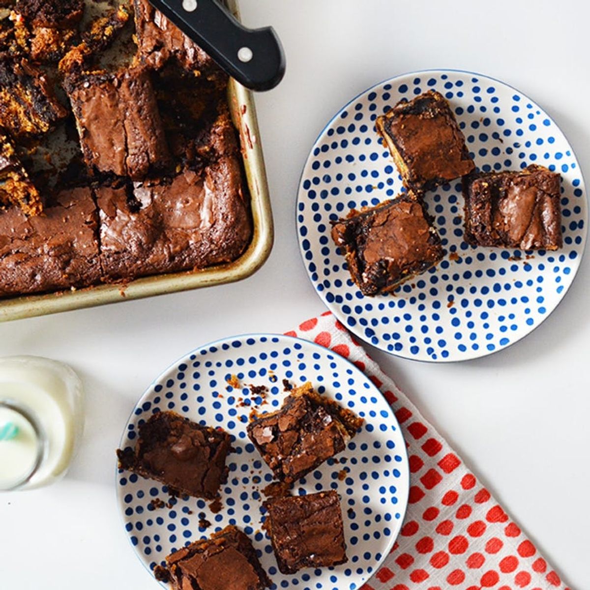 This Crazy Brownie Recipe Is Three Desserts in One