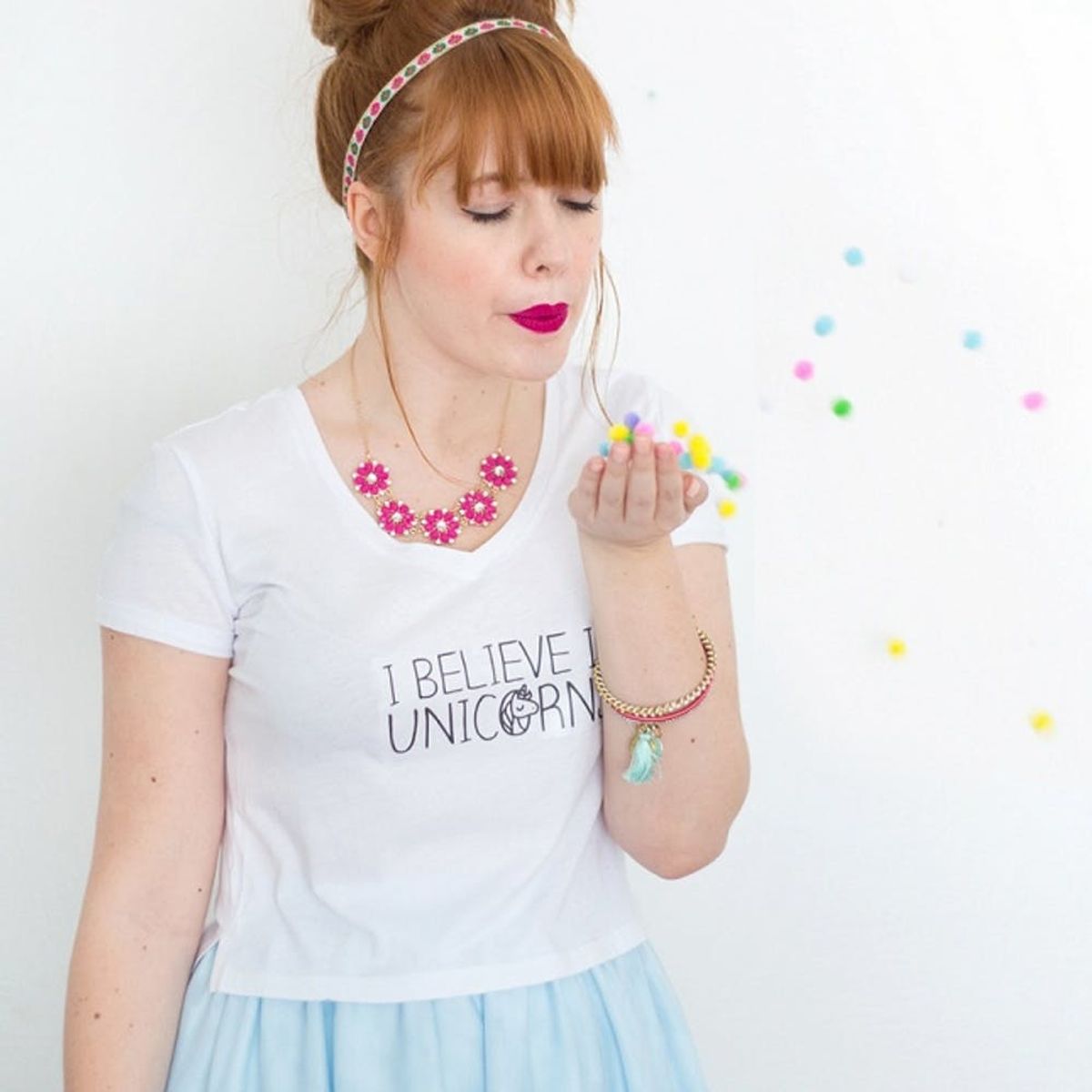 How to DIY 2 Magical Unicorn Tees in 5 Simple Steps