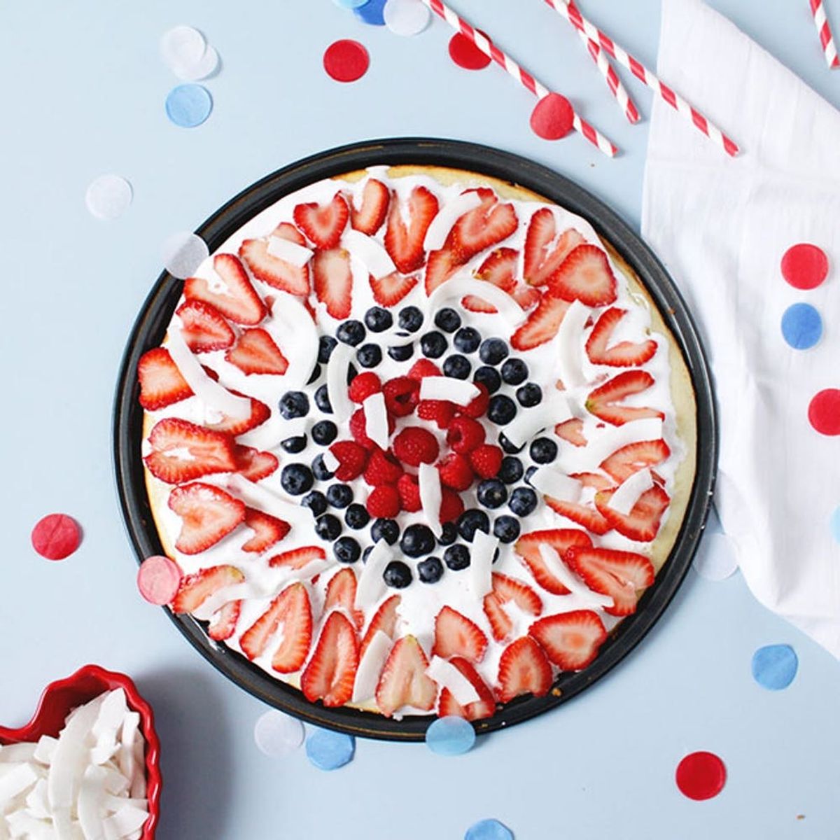 Make a Dessert Pizza for Memorial Day