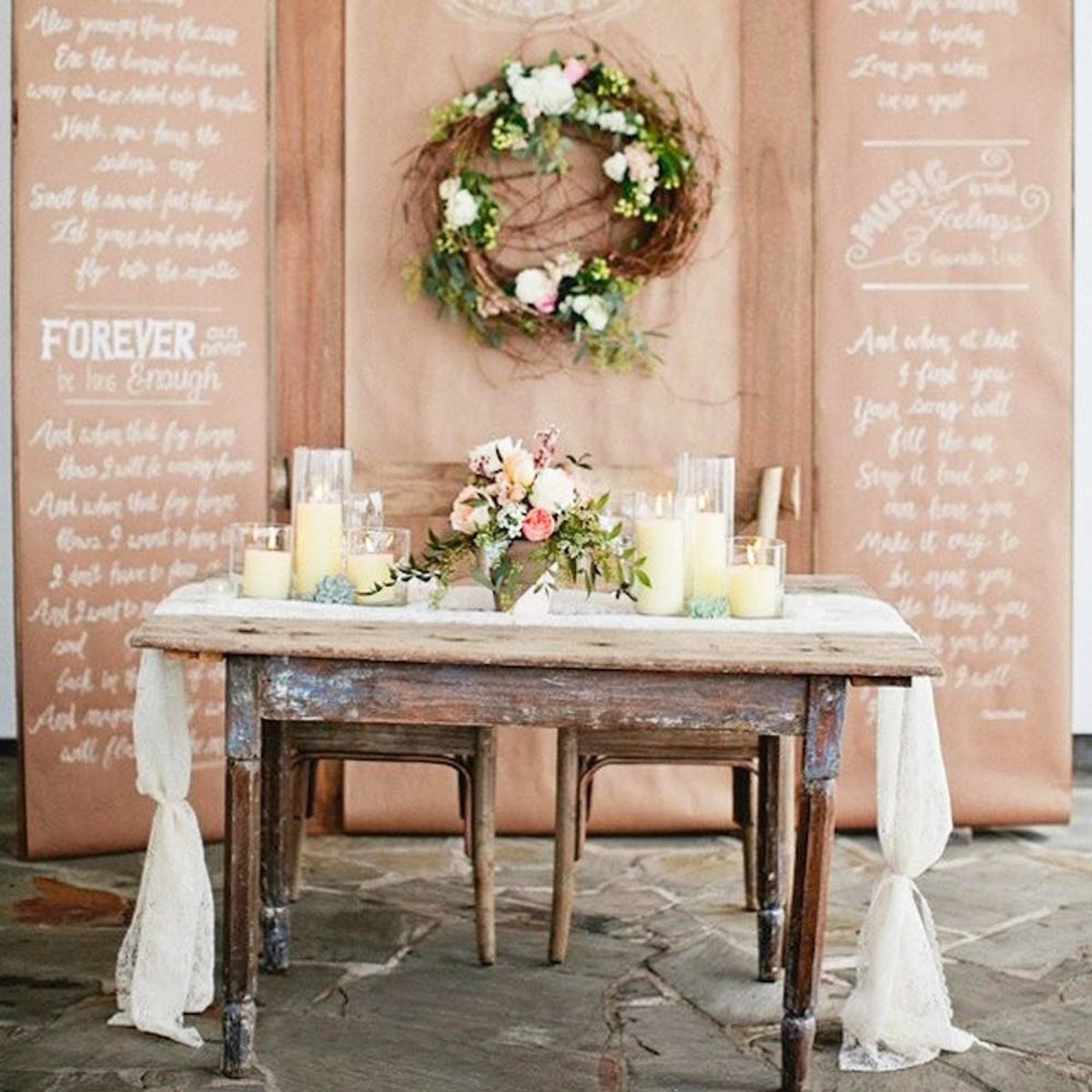 10 Adorable Sweetheart Tables for Your Spring Wedding