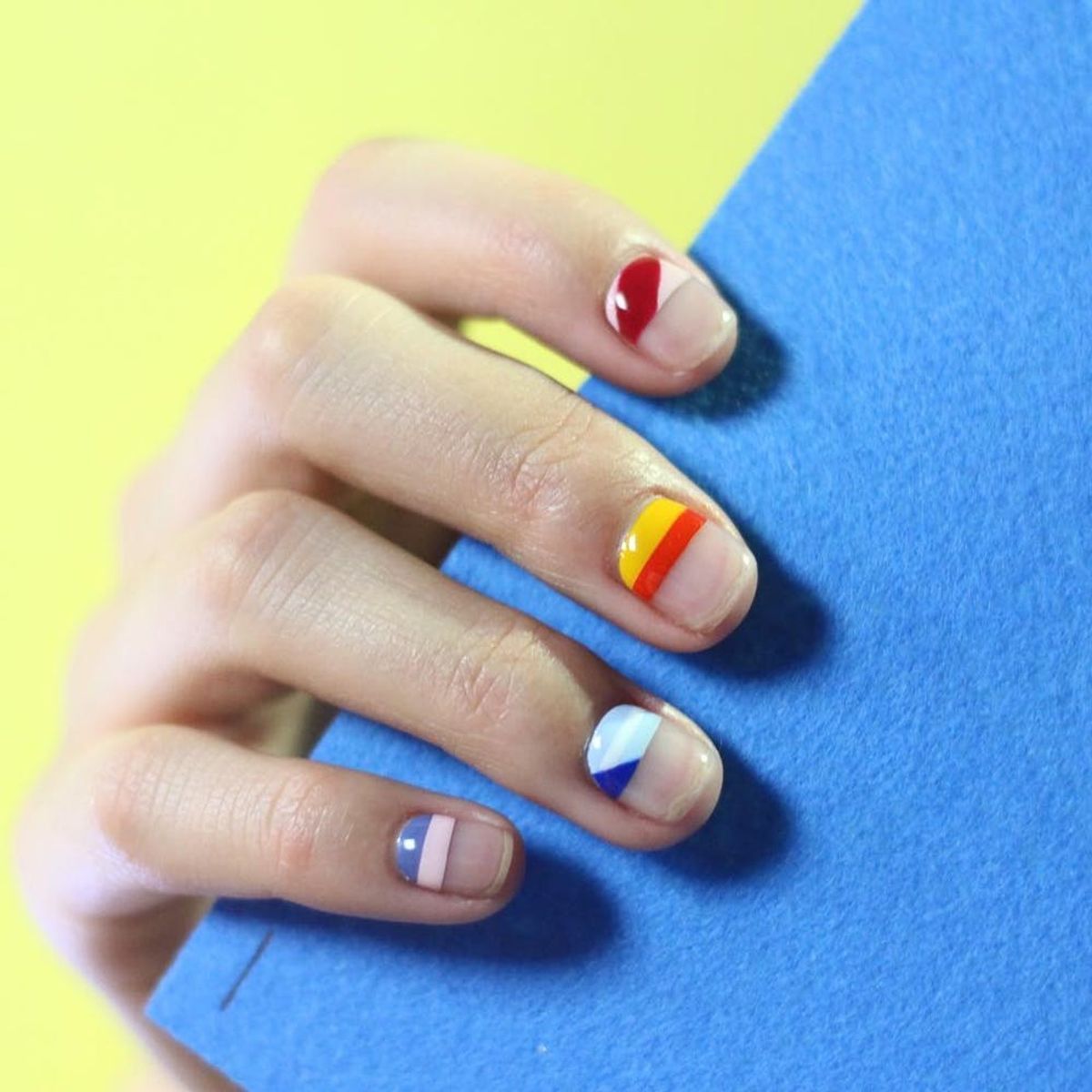 15 Rainbow Manicures to Wear All Summer Long