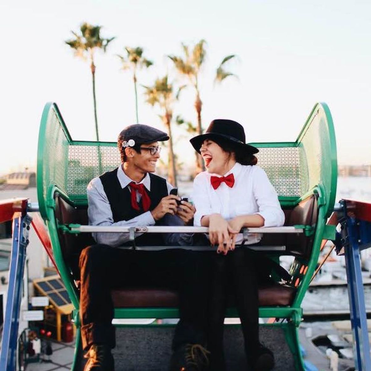 This Couple’s Mary Poppins-Inspired Ferris Wheel Proposal Is Up to the Highest Heights