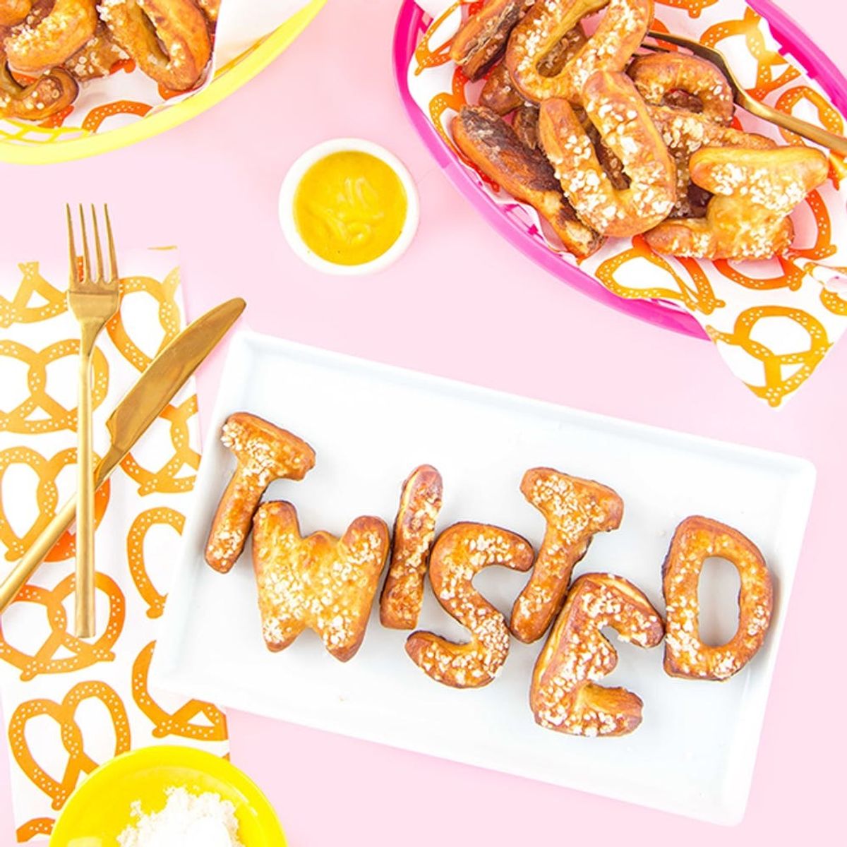 Make These Letter-Shaped Pretzels for National Pretzel Day