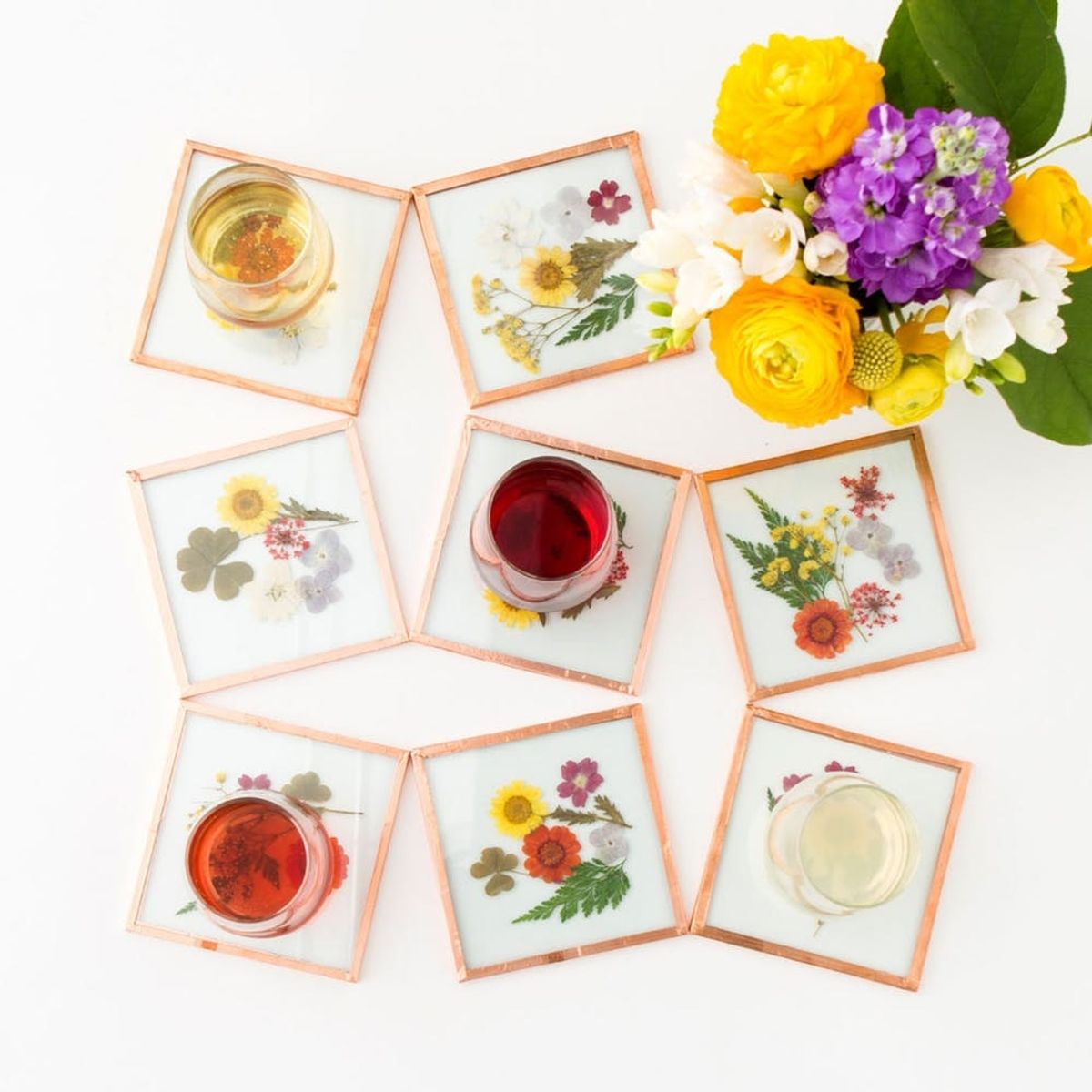 DIY These Pretty Coasters Instead of Buying Flowers for Mom