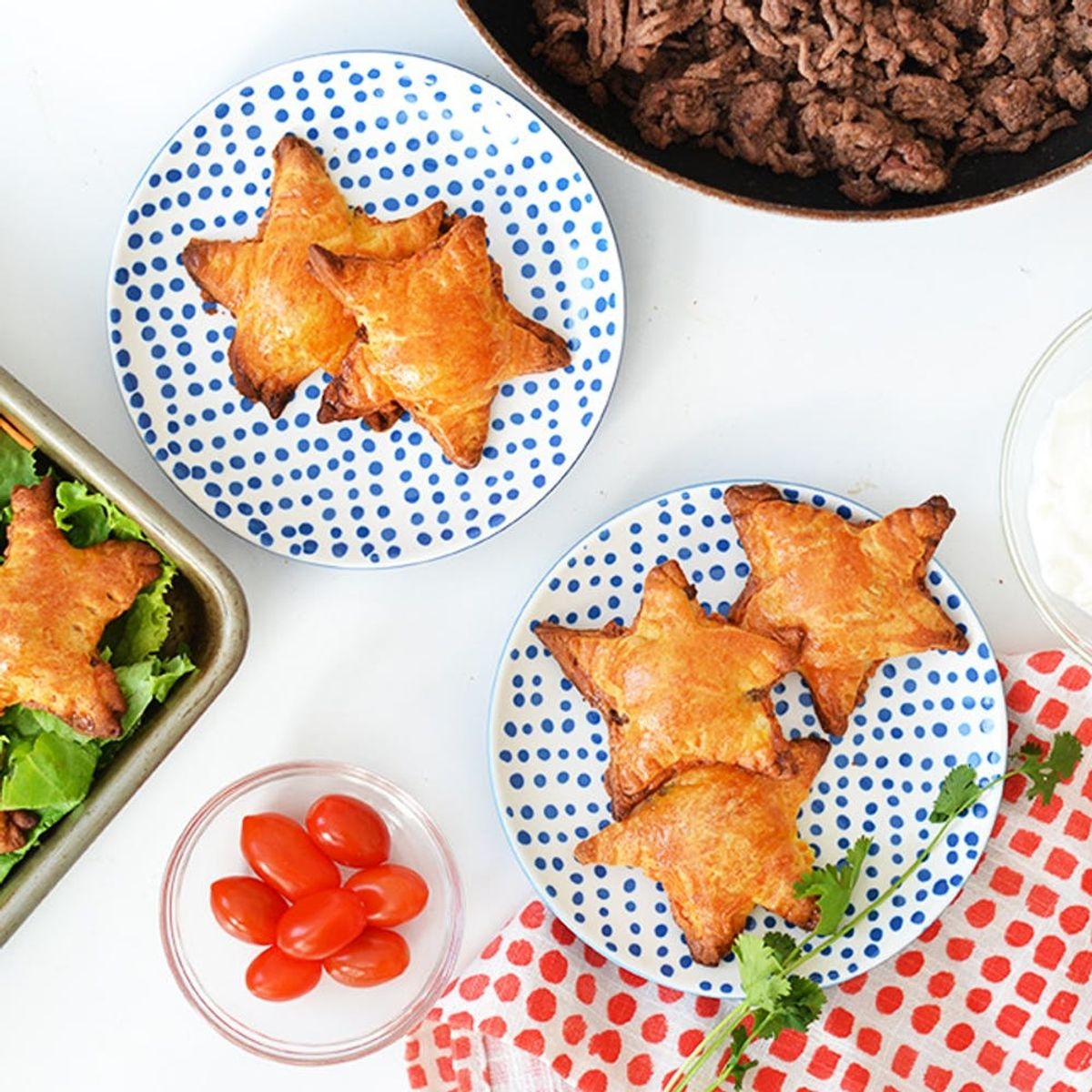 These Star-Shaped Taco Pies Are Perfect for Memorial Day