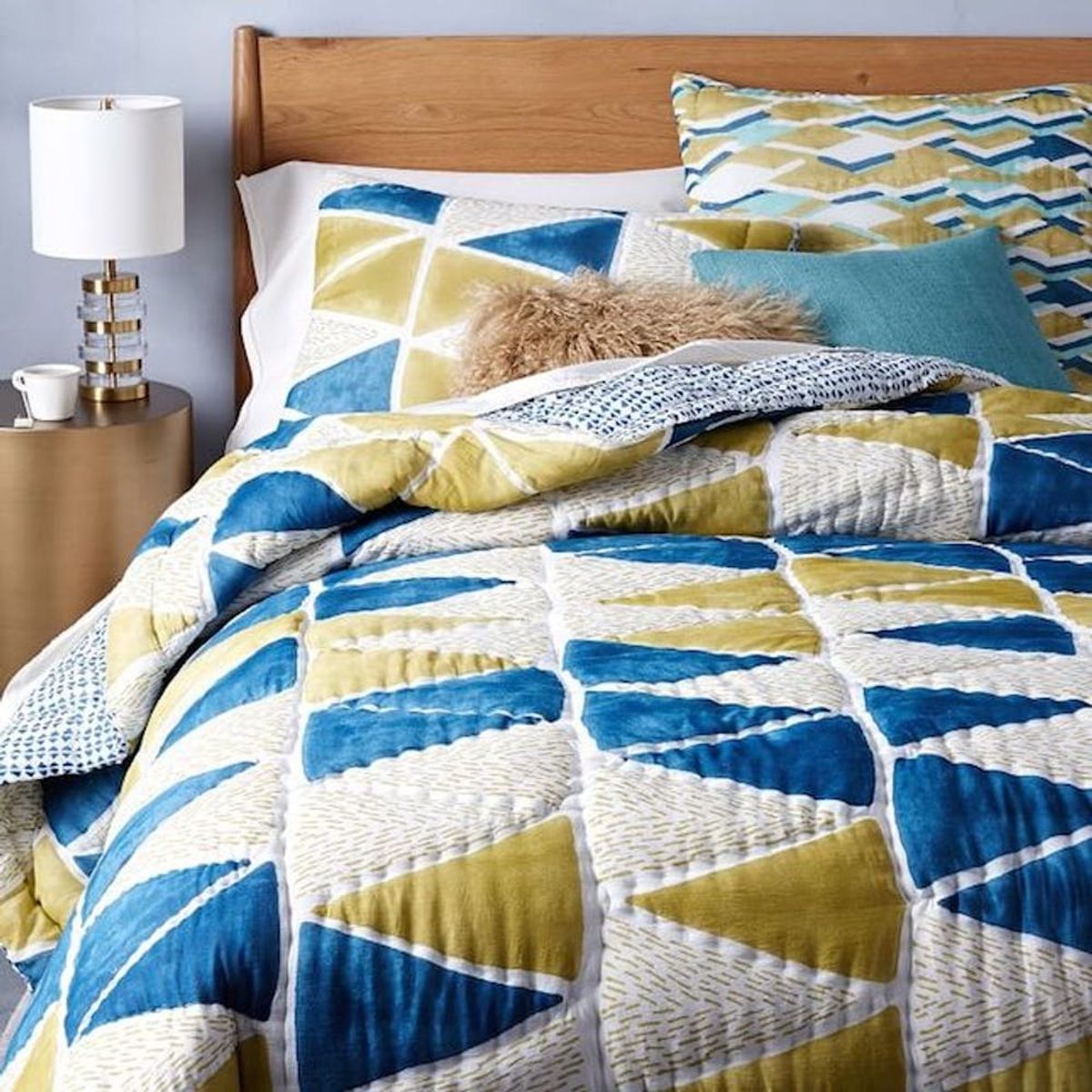 12 Modern + Colorful Quilts to Brighten Up Your Bedroom for Spring