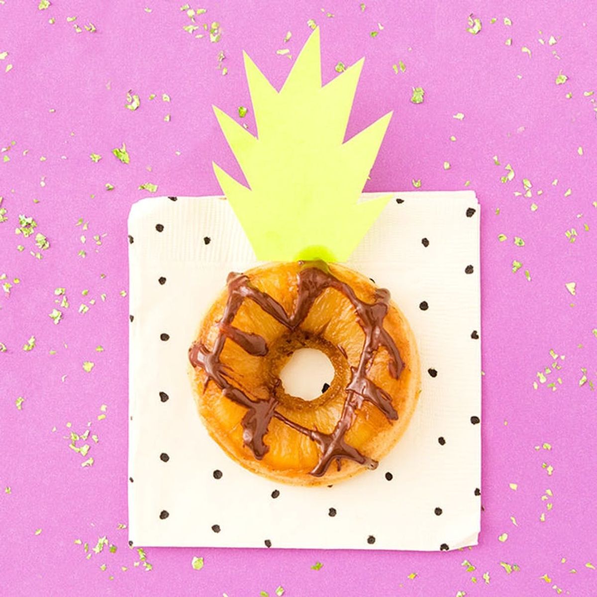 Celebrate Pineapple Upside Down Cake Day With Donuts!
