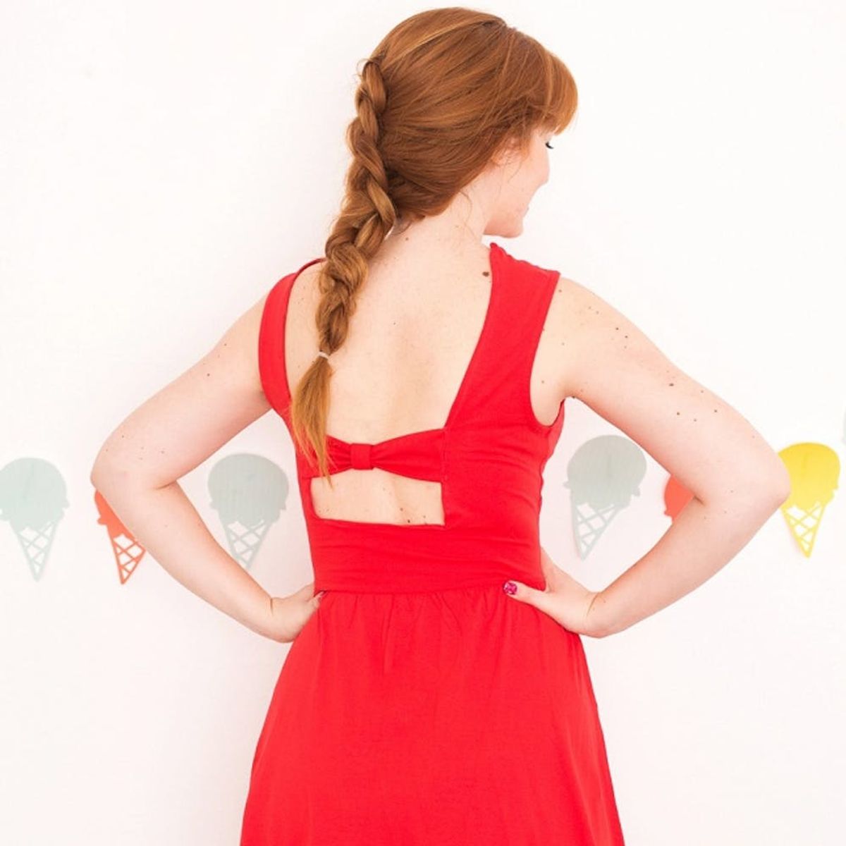 DIY This $148 Anthro Bow Dress for Less Than $10