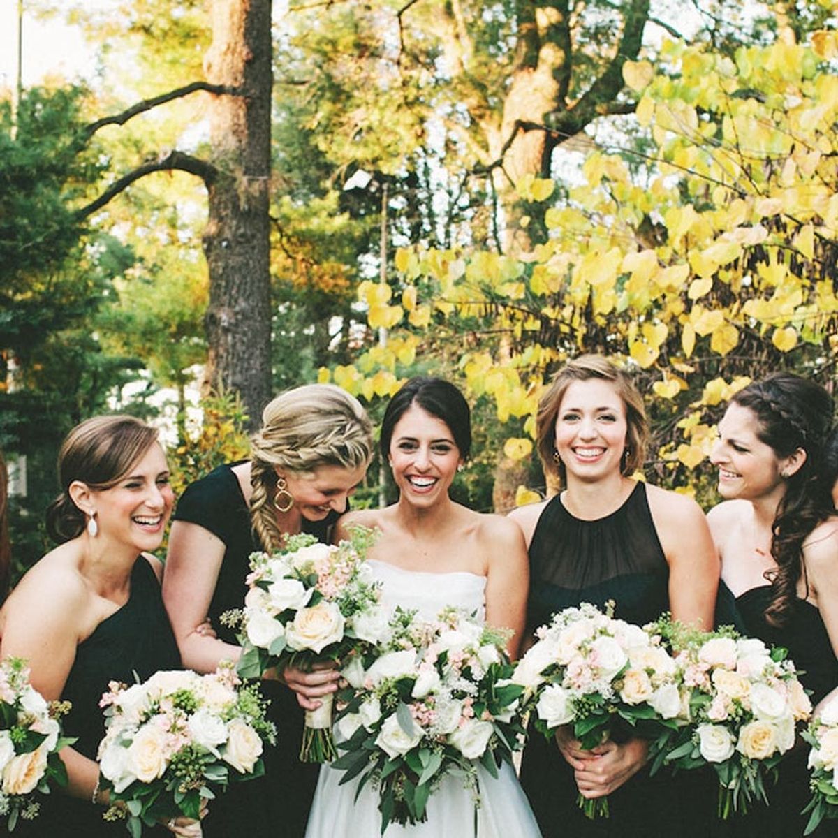 Black and White Details for a Minimalist Wedding