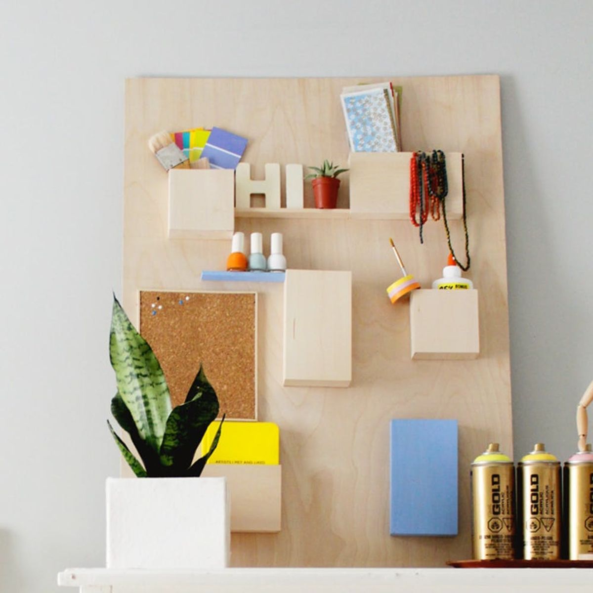 DIY This $328 Anthropologie Wall Organizer for Less Than $50