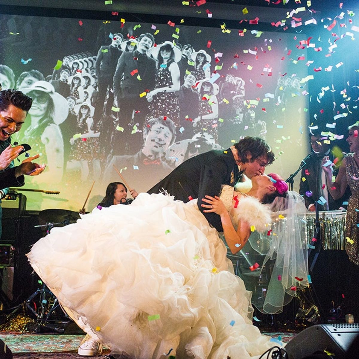 How This Couple Turned Their Wedding into an Epic Rock Opera