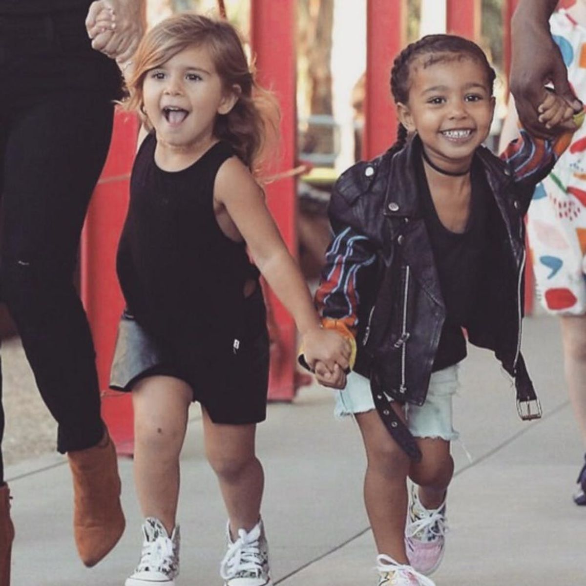 North West and Penelope Disick Are Now Sporting Toddler Hair Extensions