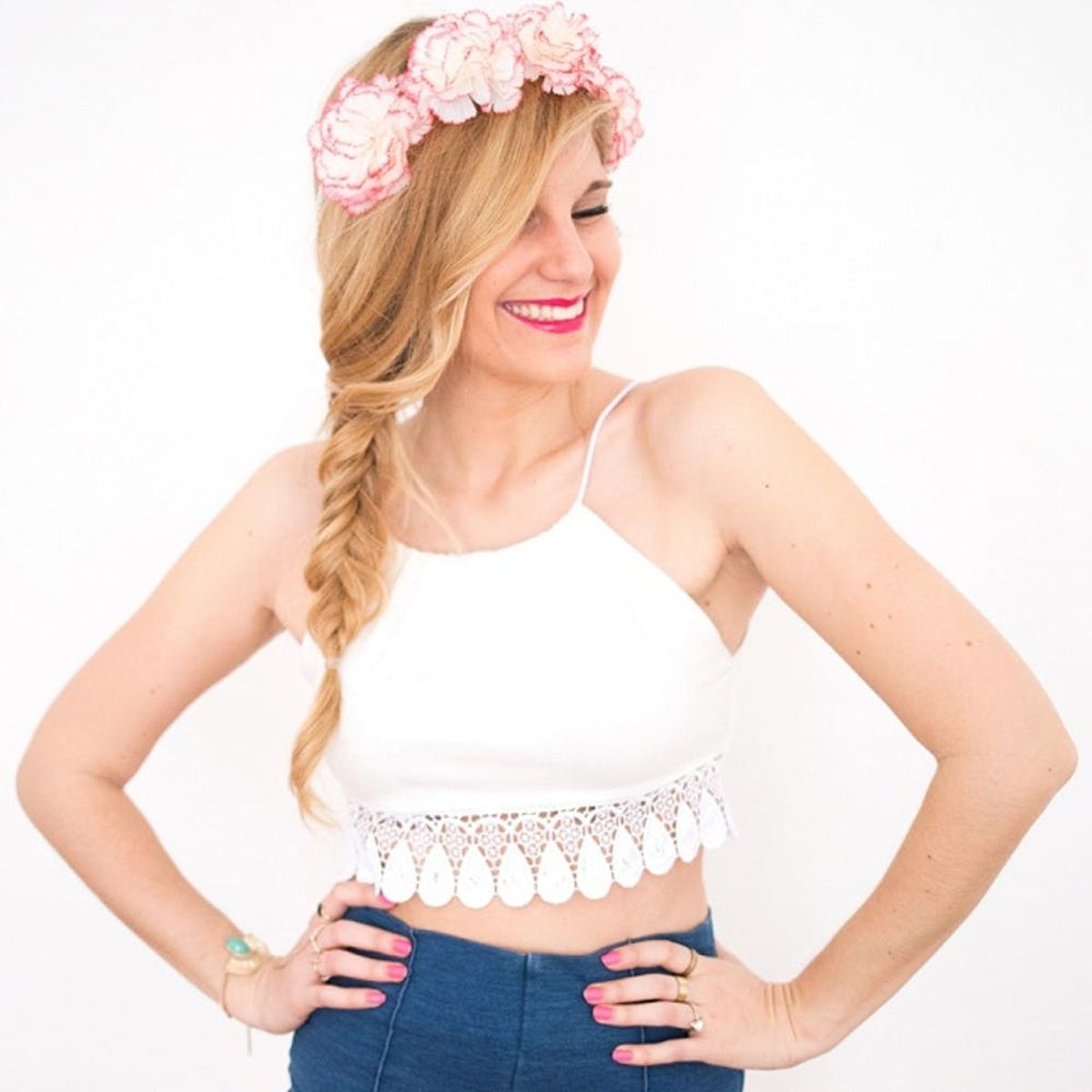 DIY This Easy Crop Top and Get Ready for Coachella