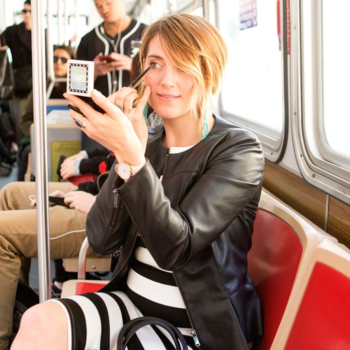 These Genius Commuter Makeup Hacks Will Save You Serious Time + Embarrassment