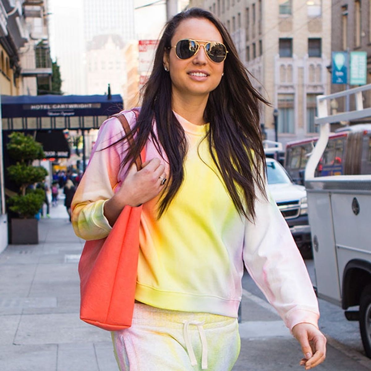 How to Hack Rihanna’s $3,300 Watercolor Athleisure Outfit for WAY Less