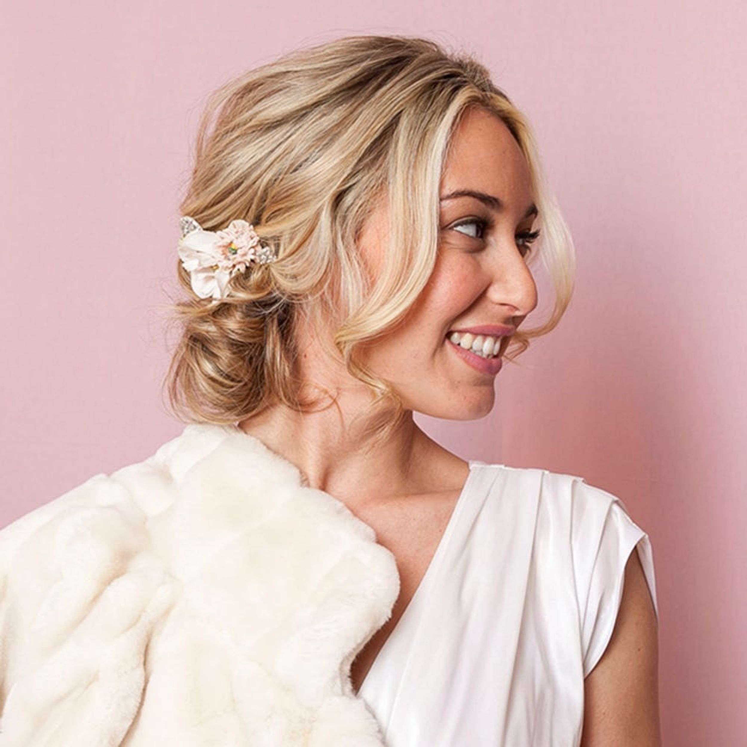 The Easy Side Bun That Will Wow at Your Wedding