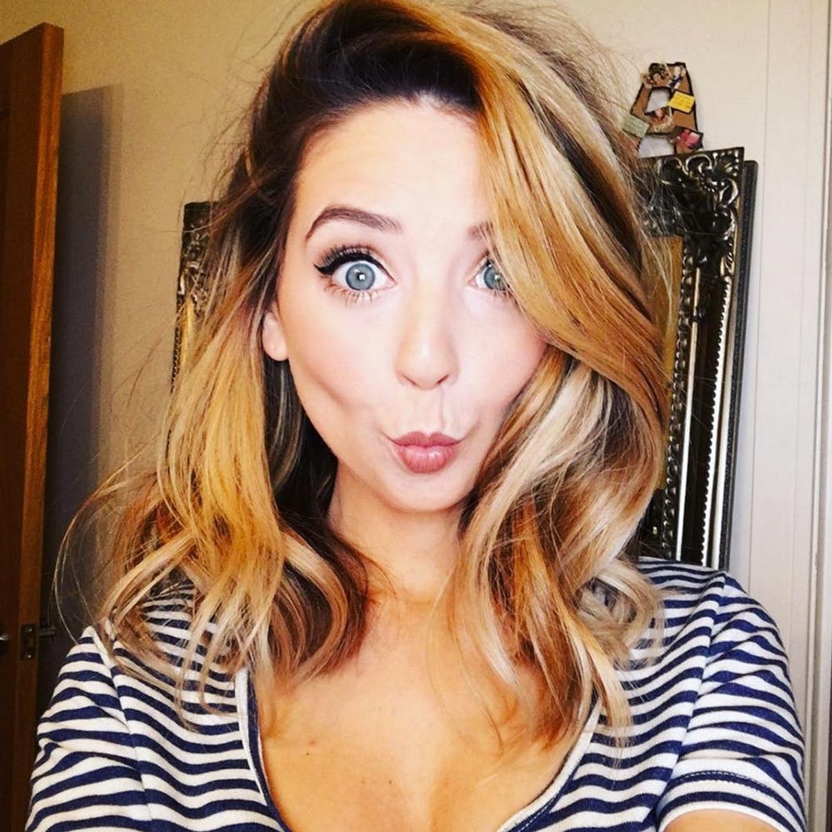 YouTube Beauty Vlogger Zoella Just Showed Us How to Make Granny Hair Look Cool