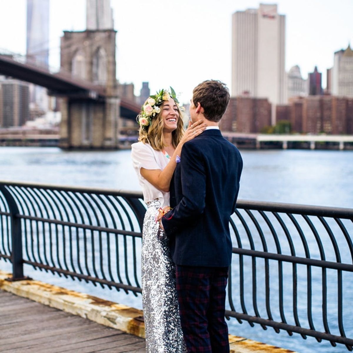 This Sequin-Filled NYC Elopement Is Beyond Dreamy