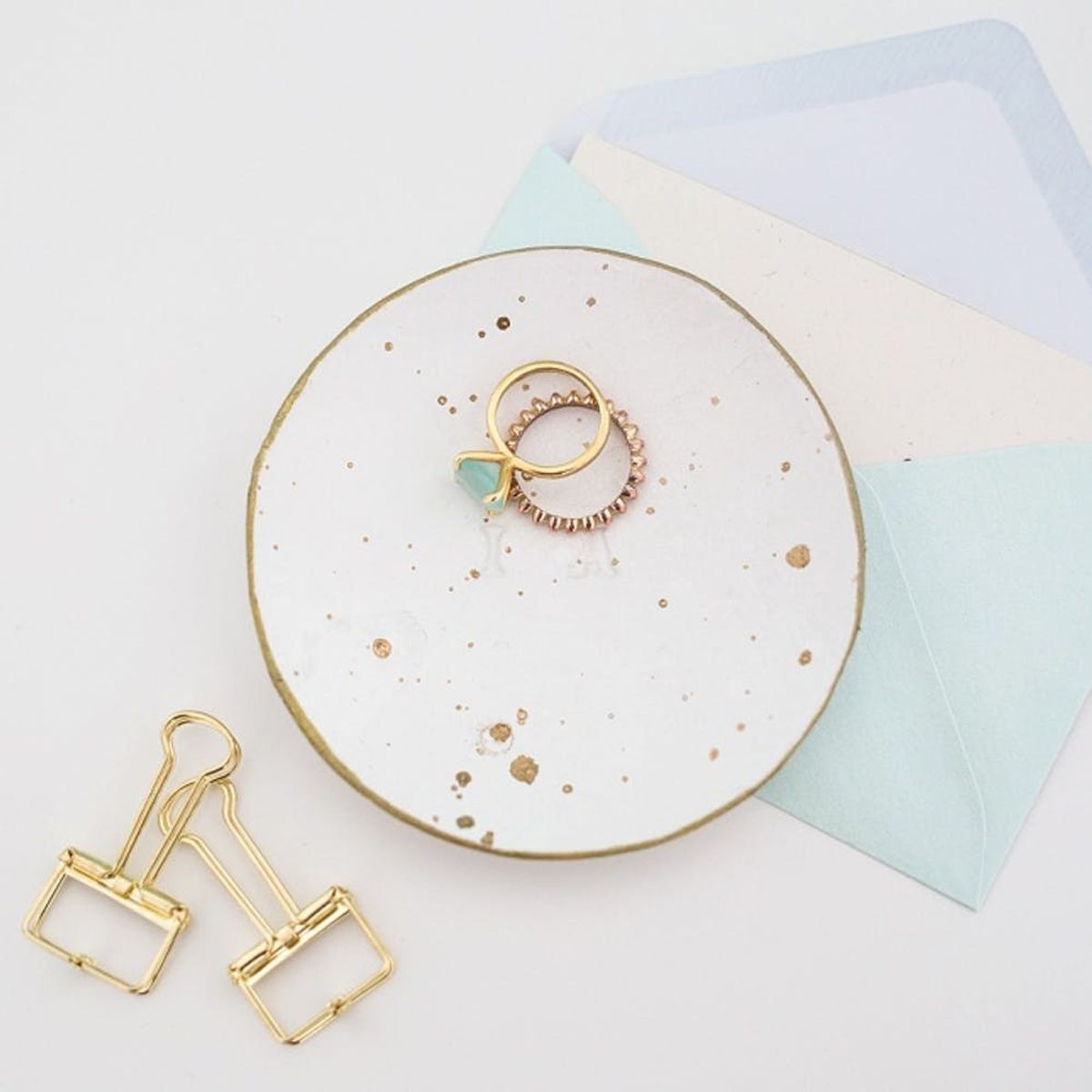 DIY a Monogrammed Ring Dish to Add a Personal Touch to Your Wedding