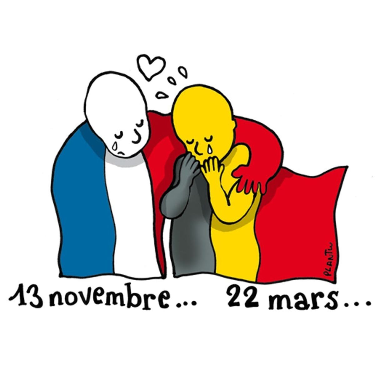 The Most Moving Brussels Attacks Art Tributes on Social Media