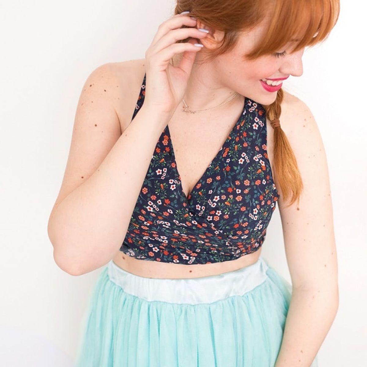 How to Make a No-Sew Crop Top in Less Than 15 Minutes