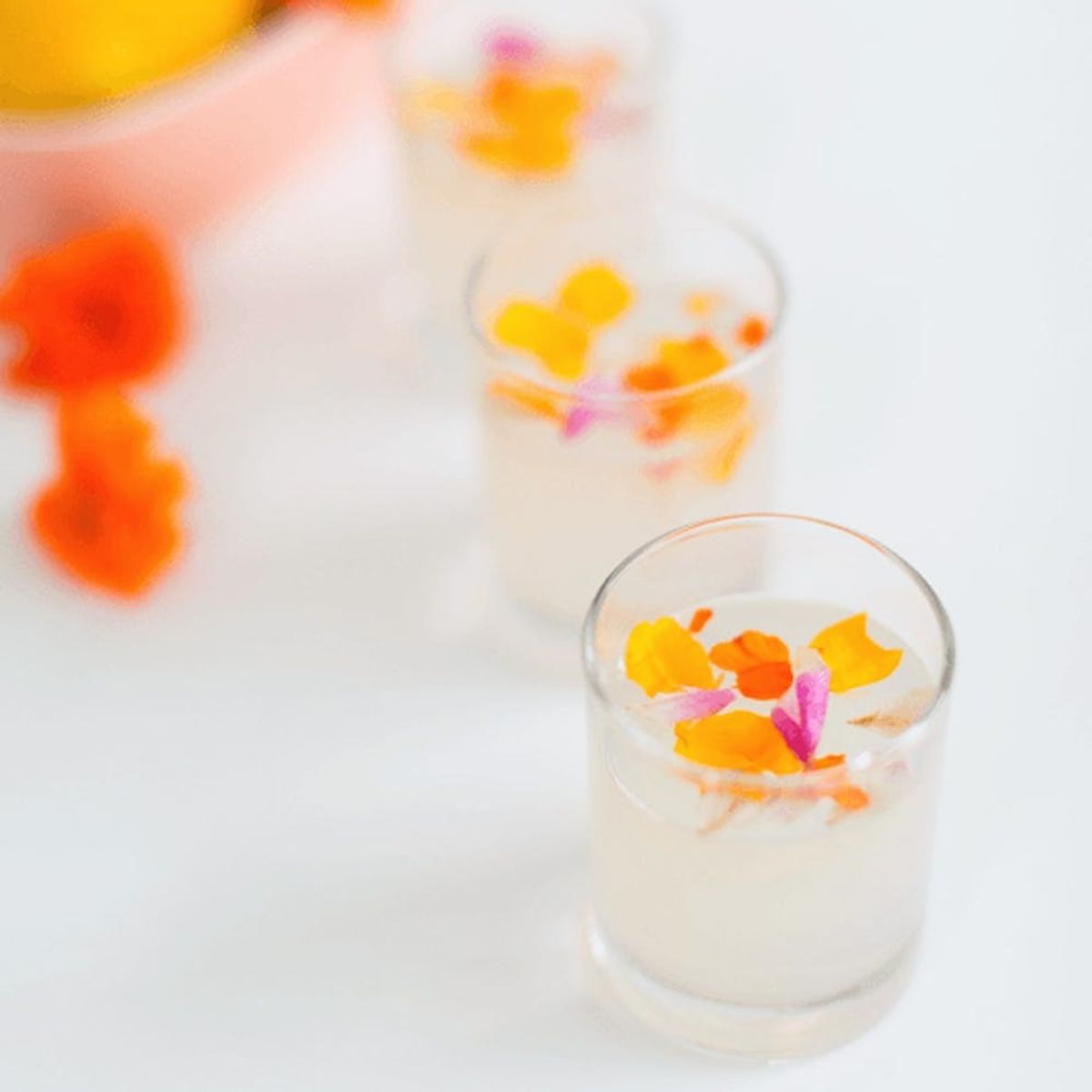 17 Floral Cocktails That Are *Almost* Too Pretty to Drink
