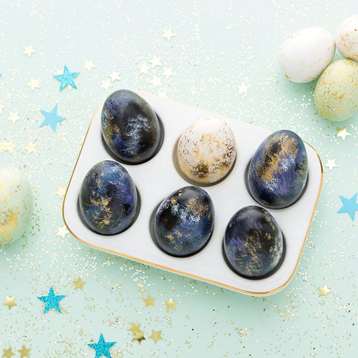 Blast Off into Easter With These Galaxy Eggs