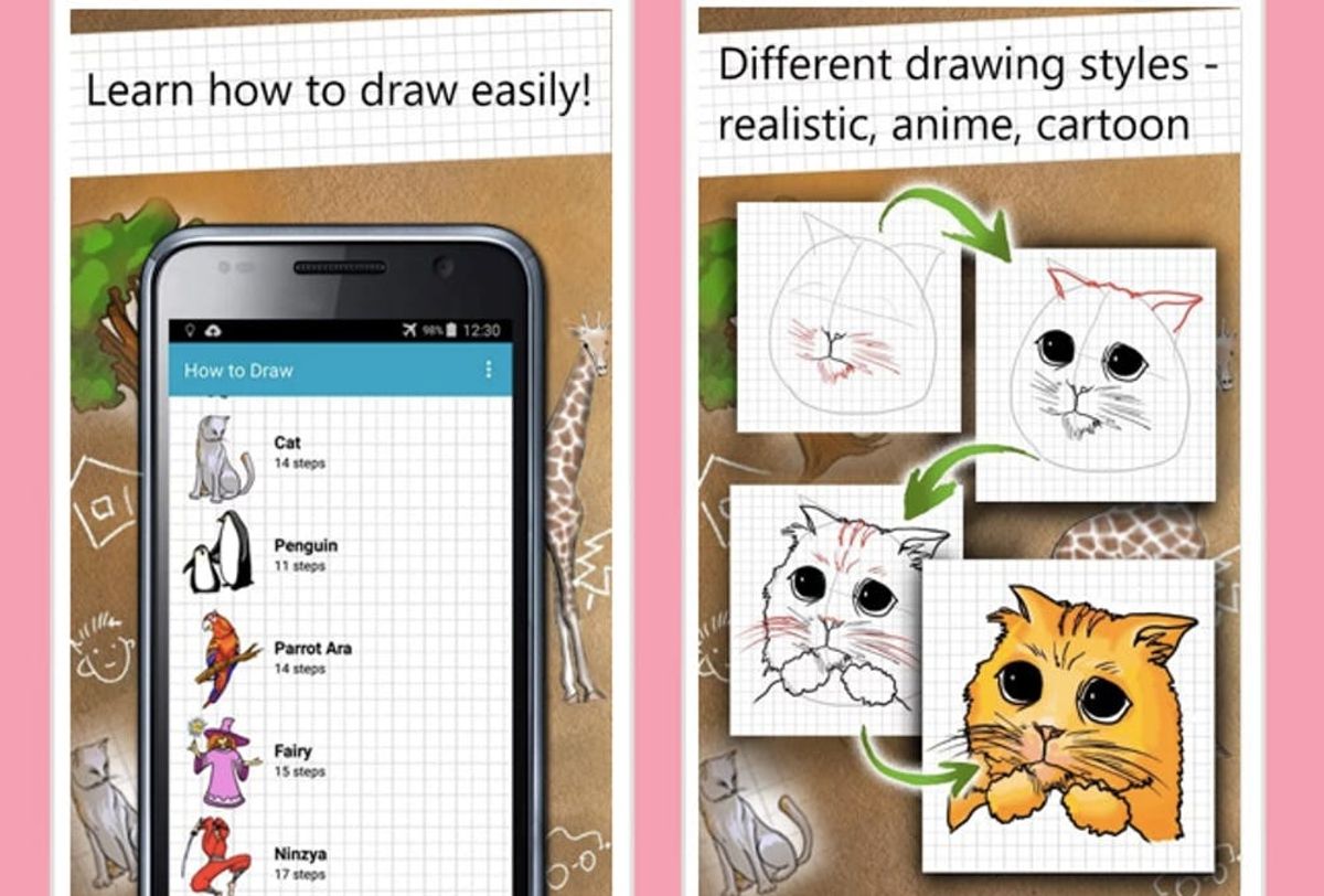 5 Apps That Will Actually Teach You How to Draw - Brit + Co