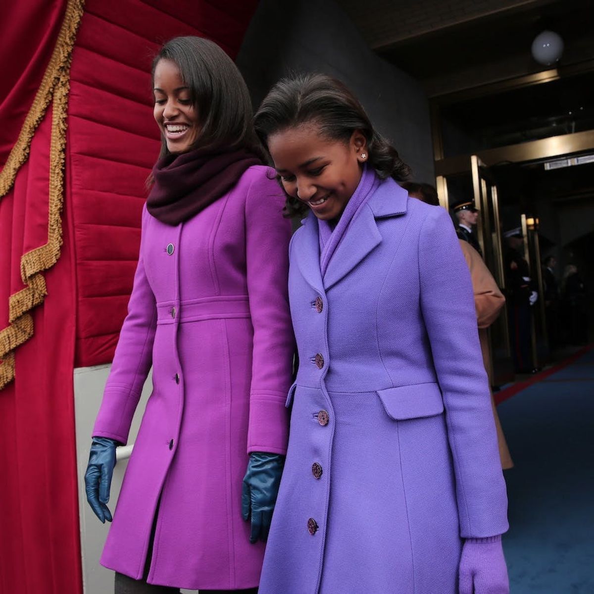 Sasha + Malia Obama Are All Grown-Up (and Stylish!) at Their First State Dinner