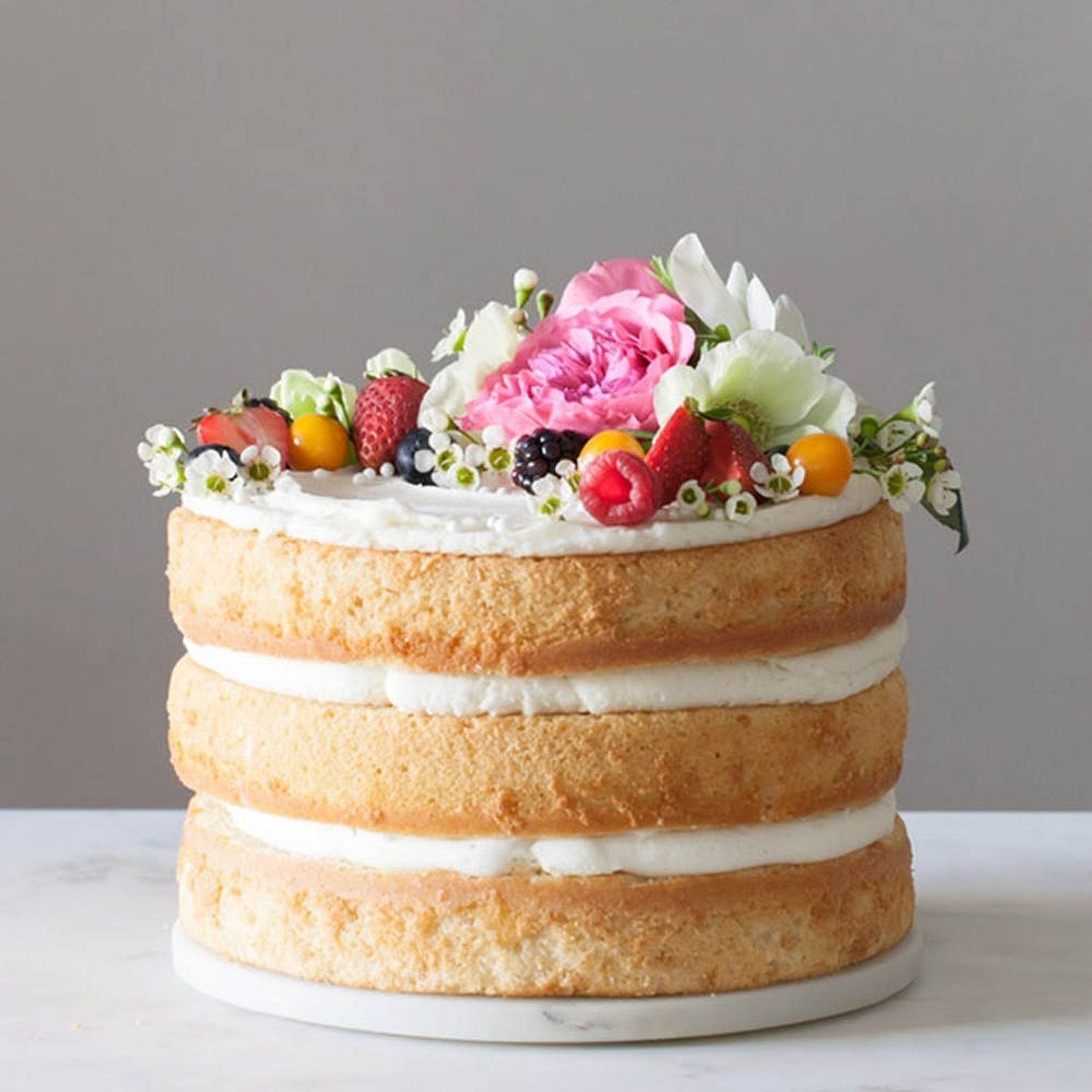 How to Ditch the Fondant and Make Your Own Naked Wedding Cake