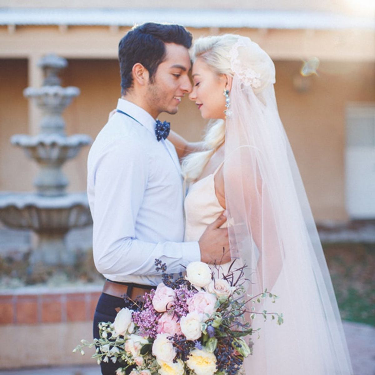 Get *Totally* Inspired With This Rose Quartz and Serenity Wedding Shoot
