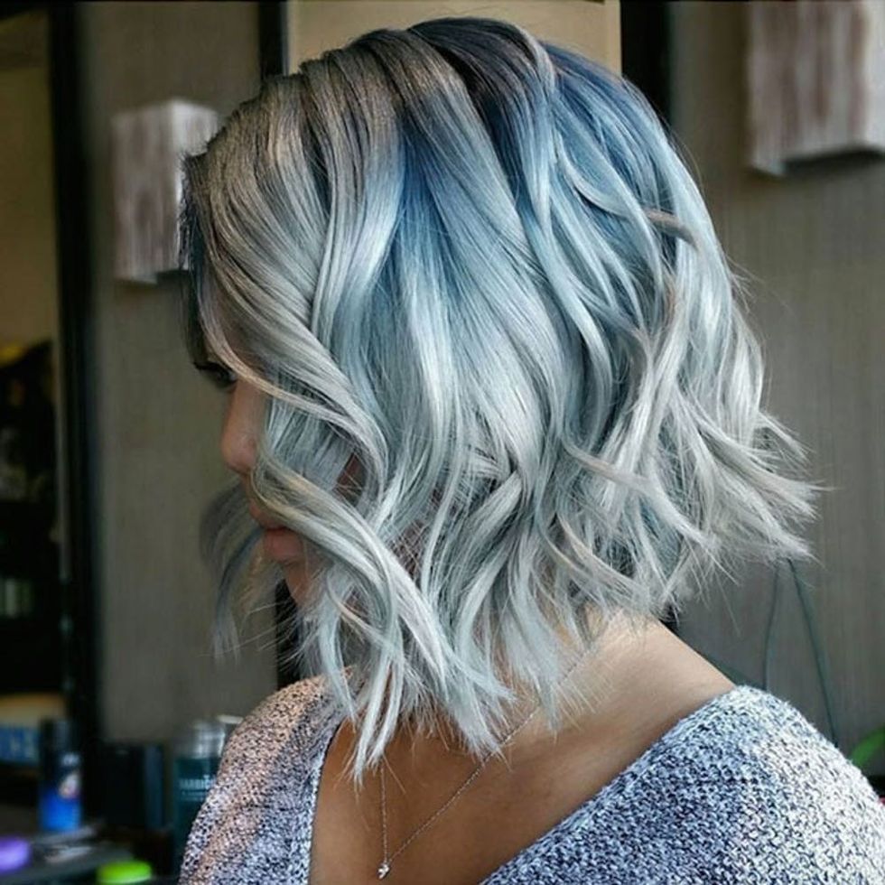 12 Hairstyles That Prove Denim Is the New Silver Hair - Brit + Co