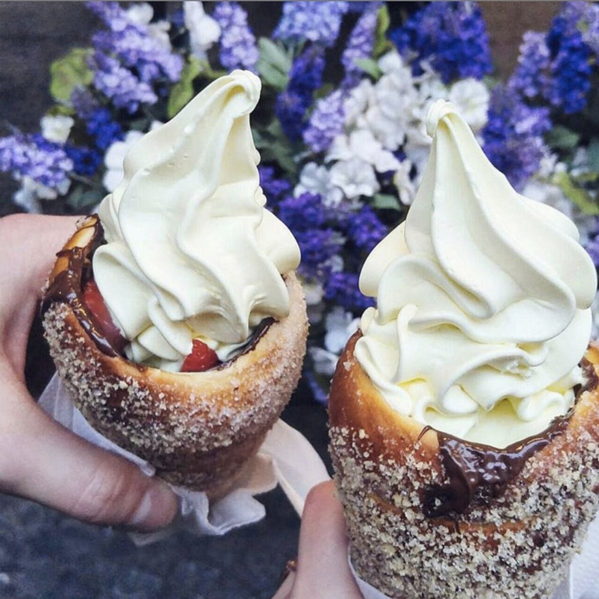 The World May Have Just Hit Peak Dessert With These Donut Ice-Cream Cones