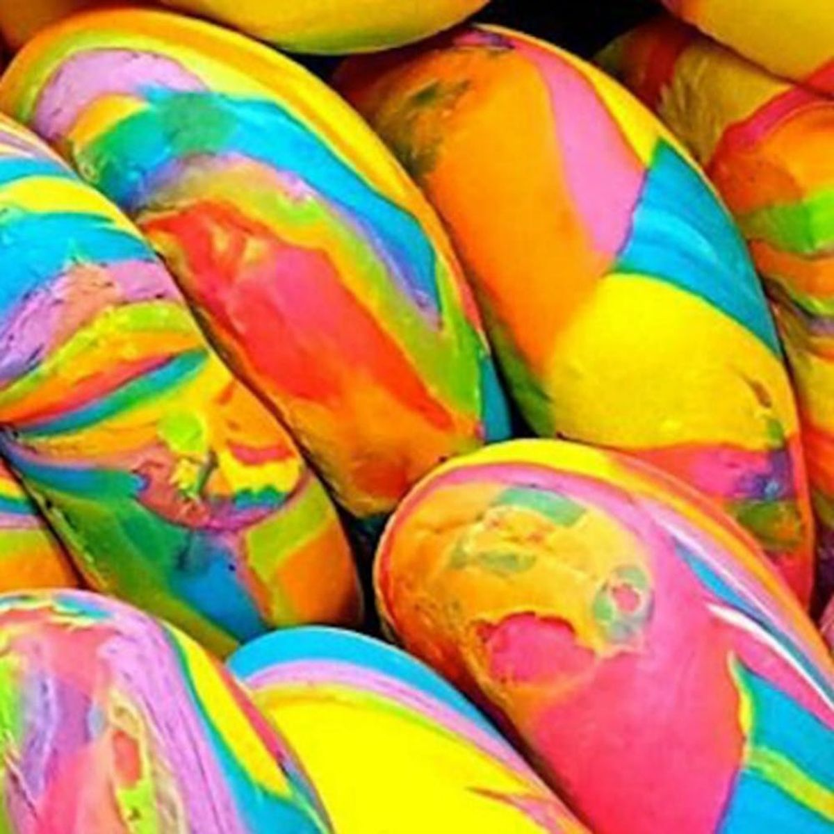 Rainbow Bagels Have a Colorful History